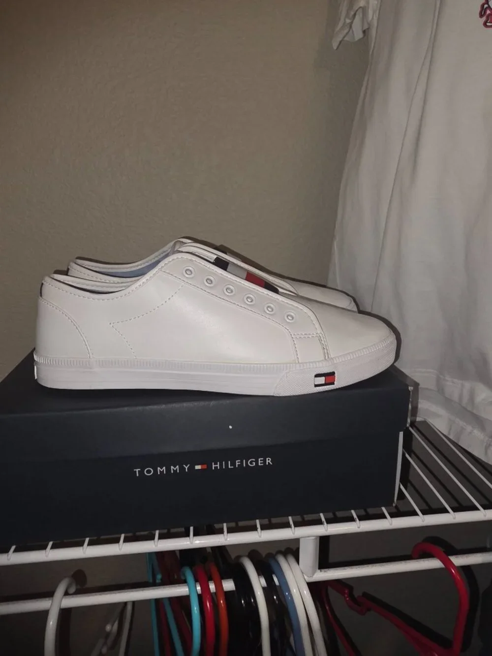 Tommy Hilfiger Women's Anni Slip-On Casual Sneakers - White - Size 10